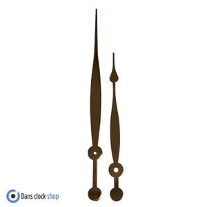 New High Torque Quartz Extra Long Metal Clock Hands Holes Size 5.00mm x 3.10mm - Picture 1 of 11