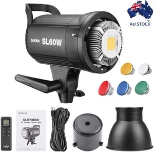 AU Godox SL-60W LED Video Light 5600K Continuous Light fr Studio Video Recording - Picture 1 of 11