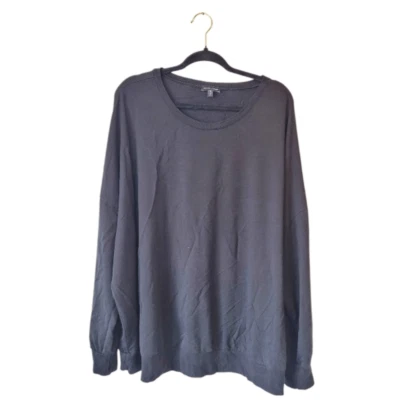 Sudadera Modal Negra Básica Universal Standard Para Mujer Talla XL Foto 1 de 4