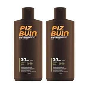 2 X PIZ BUIN Moisturising Sun Lotion Spf30 200ml - Picture 1 of 1