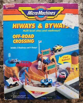 Micro Machines 1991 OFF-ROAD Crossing HIWAYS BYWAYS PLAYSET SEALED NAVY EXCHANGE - Image 1 of 4