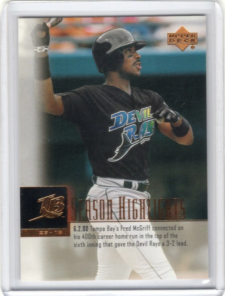 FRED MCGRIFF 2001 Upper Deck #268 - DEVIL RAYS - Image 1 of 1
