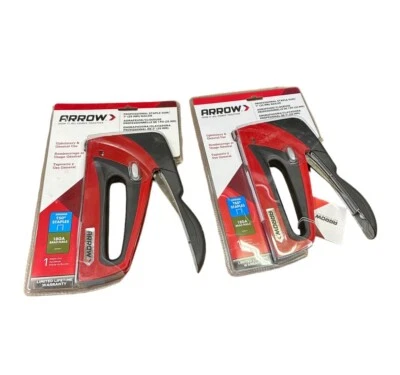 New ARROW T50 R.E.D Professional Staple Gun / 1" Nailer (LOT OF 2) **SALE** - Image 1 of 2