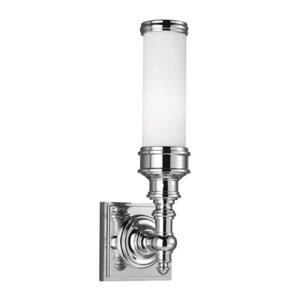 Lampada da Parete Luce Stanza Bagno LED Corridoio IP44 Vetro Specchio Cromo - Foto 1 di 1