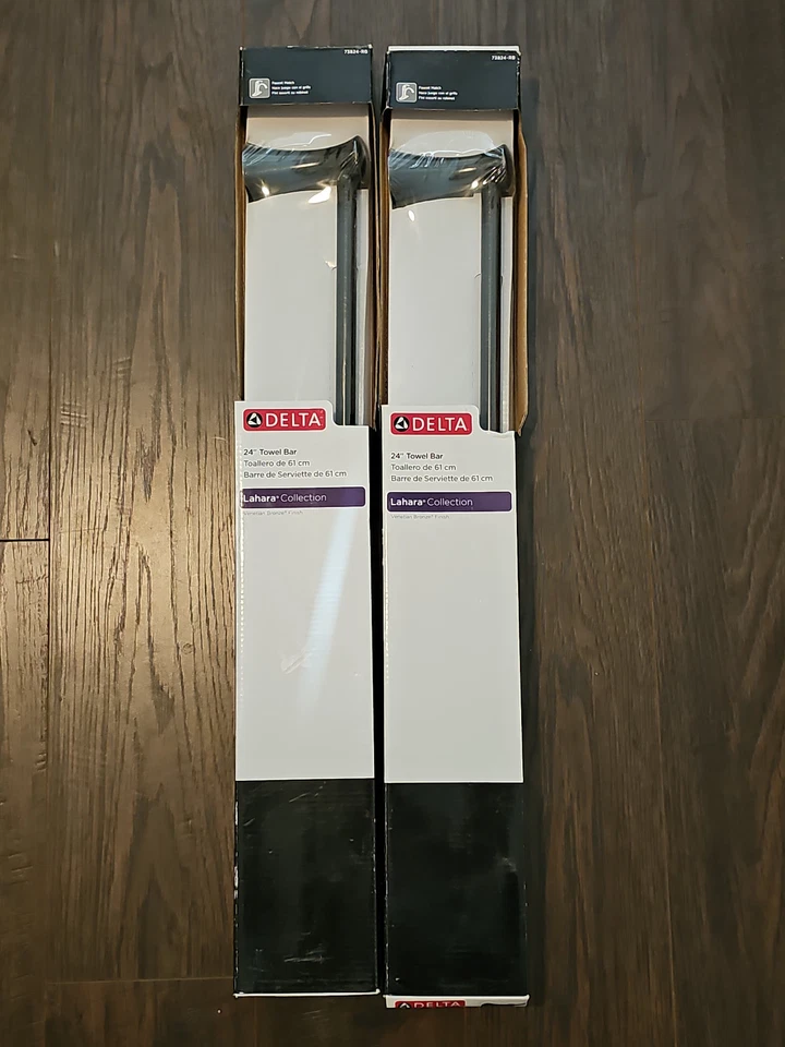Paquete de 2 - Toallero Delta Lahara 73824-RB 24" - Bronce Veneciano Foto 1 de 1