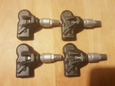 4x Genuino Nuevo TPMS Audi Bentley Bentayga Porsche 911 VW Tiguan Skoda 5Q0907275 Foto 1 de 2