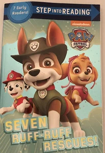 Step into Reading 7 Early Readers Seven Ruff-Ruff Rescues Paw Patrol Pre-1st - Picture 1 of 11