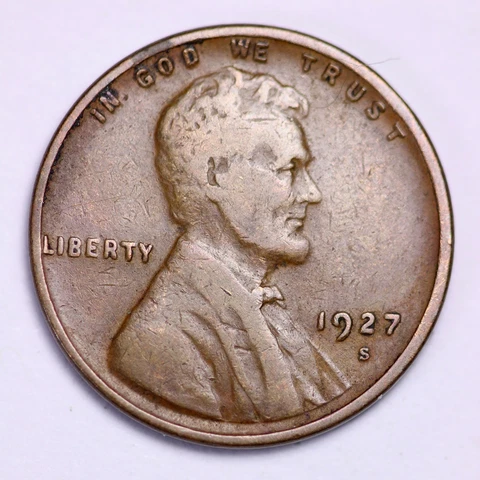 1927-S Lincoln Wheat Cent Penny LOWEST PRICES ON THE BAY!  FREE SHIPPING! Cover