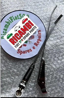 2x PAR DE BRAZO LIMPIAPARABRISAS CLÁSICO FIAT 500 FIAT 600 MODELO PUSH ON SOLO NUEVO Foto 1 de 2