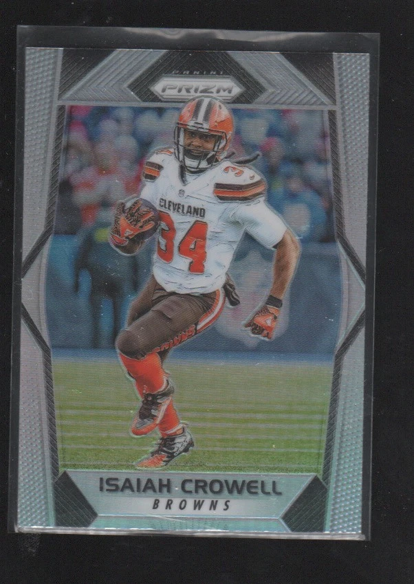 ISAIAH CROWELL  2017 PANINI PRIZM SILVER PRIZMS CARD #99 - Image 1 of 1