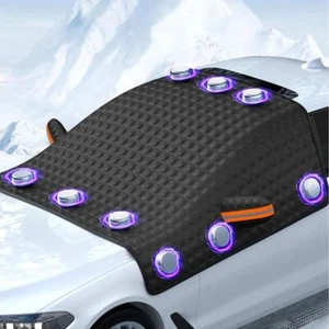 Winter Car Window Snow Cover Magnetic Car Windshield Snow Cover Anti Freeze - Picture 1 of 11