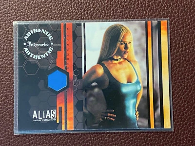 JENNIFER GARNER 2002 Inkworks Alias PW1  LATEX DRESS CARD SYDNEY BRISTOW  - Image 1 of 2