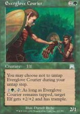 4x Everglove Courier MTG Onslaught NM Magic Regular