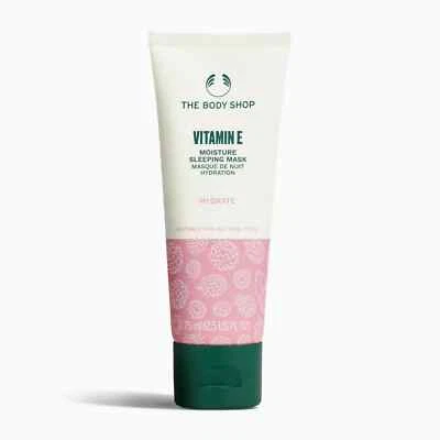 The Body Shop Vitamin E Moisture Sleeping Mask, Overnight Mask for all Skin 75ml - Image 1 of 4