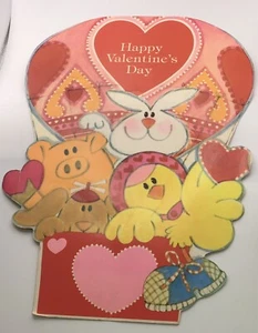 Decoración de pared de cartón vintage de San Valentín - Imagen 1 de 1