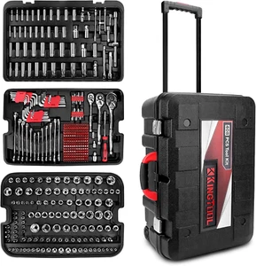 408-Piece Mechanic Tool Set - Socket Set with Heavy Duty Tool Box Storage Case f - Picture 1 of 12