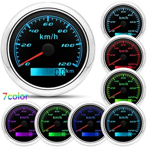 85mm Waterproof GPS Speedometer 0-120KM/H For Marine Boat Car SUV ATV Motorcycle - Picture 1 of 12