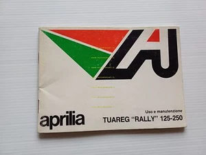 Aprilia Tuareg Rally 125-250 1984 manuale uso manutenzione libretto originale - Imagen 1 de 8