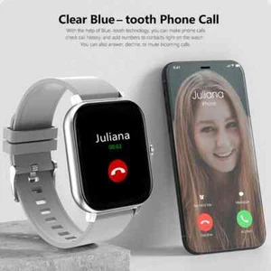 Smart Watch Wireless Bluetooth Call Sport Fitness Sleep Monitor Music Smartwatch - Picture 1 of 29