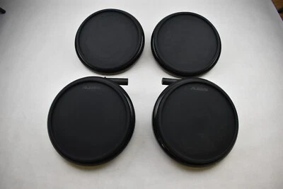 Lot of 4 Alesis DM6 8" Electronic Drum Pad Dual Zone Snare Single Zone Toms  - Image 1 of 4