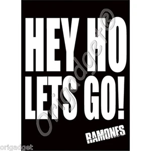 RAMONES HEY HO LETS GO CALAMITA MAGNETE FRIGORIFERO FRIDGE MAGNET c.MGRAM1 - Picture 1 of 1