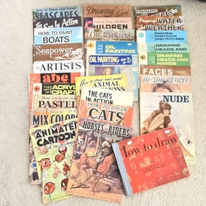 Lot 28 Walter Foster Grumbacher Library How To Paint Oil Draw Instruction Books - Picture 1 of 17