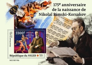 Níger - Nikolai Rimsky-Korsakov 2019 - Hoja de recuerdo - NIG190116b - Imagen 1 de 1
