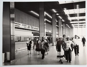 TIRAGE PHOTO Argentique	France	Aéroport d'Orly	20X25CM 1960 - Bild 1 von 1
