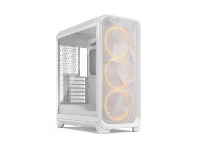 Funda PC torre media Fractal Design Meshify 3 RGB ATX mATX - Chasis blanco con Cle Foto 1 de 4