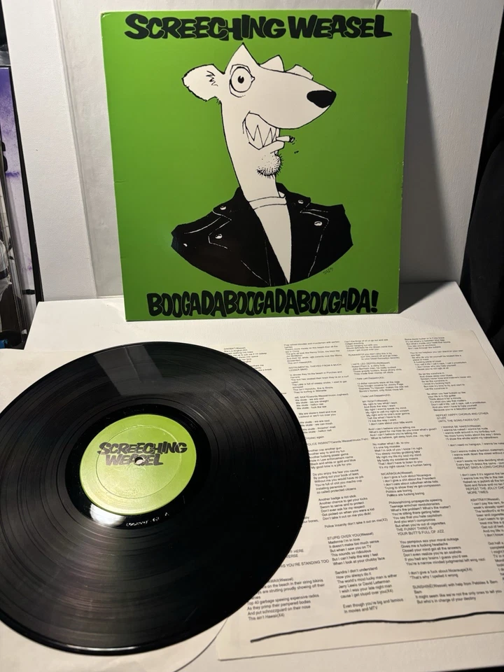 Screeching Weasel / Boogadaboogadaboogada! 1992 US LP Vinyl Lookout! Records - Image 1 of 4