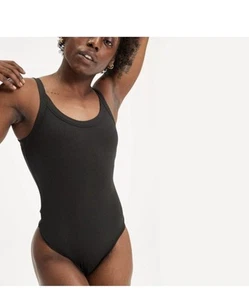 Girlfriend collective petal coco scoop ribbed bodysuit large - Picture 1 of 4