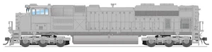 BLI HO 8720 EMD SD70ACe Stealth Series Undecorated, High Headlight (Standard DC) - Picture 1 of 2