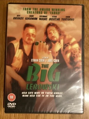 Big Lebowski DVD 1997 Jeff Bridges John Goodman Coen Brothers UK R2 New Sealed - Image 1 of 2