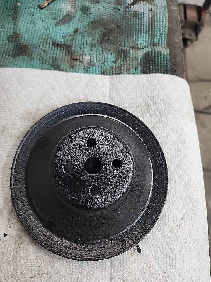 Polea bomba agua bloque pequeño Mopar Dodge Plymouth 318-360, ranura única Foto 1 de 1