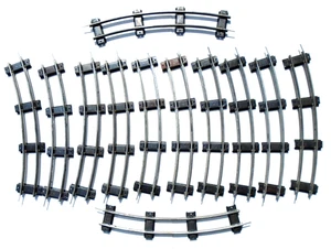 AMERICAN FLYER NEW OLD STOCK S GAUGE CURVE TRACK - 12 SECTIONS (MAKES A CIRCLE) - Picture 1 of 2