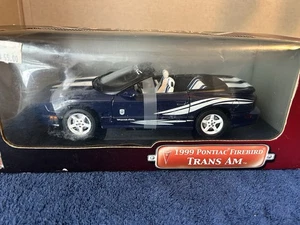 1979 Road Signature 1/18 Scale Diecast Pontiac Firebird Trans Am Blue With Box - Picture 1 of 5