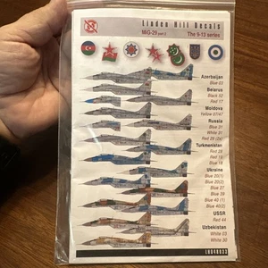 Linden Hill Decals 48033 1/48 Scale MiG-29 Pt 2 Ukraine, Uzbekistan, USSR, Turkm - Picture 1 of 17