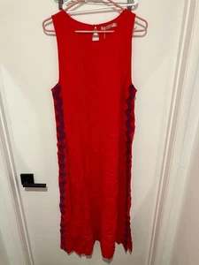 Mister Zimi Women's Margot Dress in Rhubarb Ric Rac, Size US 10, NWT - Picture 1 of 4