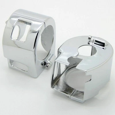 Motorcycle Aluminum Chrome Switch Housing Cover For Kawasaki Vulcan VN 1500 1600 - Image 1 of 3