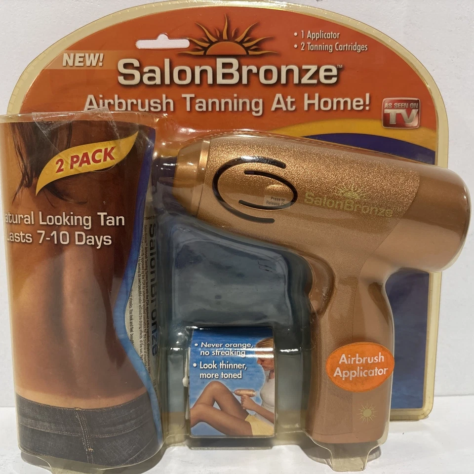 Salon Bronze as Seen on TV Airbrush TANNING at Home 1 App 2 Cartridges