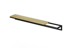 Cama Inserto de madera auténtica Q040 para toallero, 20 cm, Q040-813,... - Imagen 1 de 2