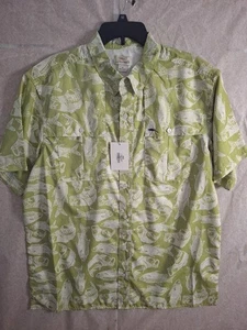 BOB TIMBERLAKE Outdoor Shirt Mens XL Herbal Green Short Sleeve - Bild 1 von 11