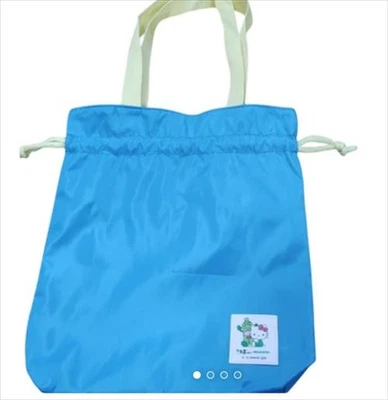 Bolso de Mano Sanrio Hello Kitty Oi Ocha-Kun Collaboration Lucky Azul Claro Foto 1 de 4