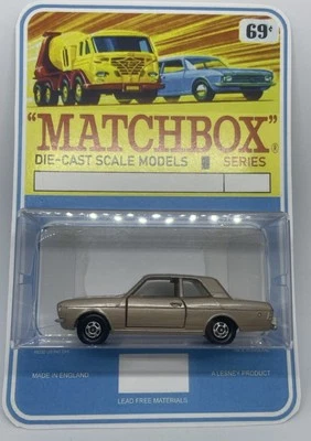 Matchbox Lesney Phantom #25 Custom Ford Cortina Superfast Wheels Blister Pack - Image 1 of 4