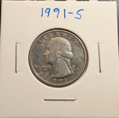 1991-S Washington Quarter  - Proof - Image 1 of 2