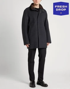 RRP €1010 HERNO Coat IT64 US54 4XL Wool Blend Thermal Insulation Made in Italy - Picture 1 of 7
