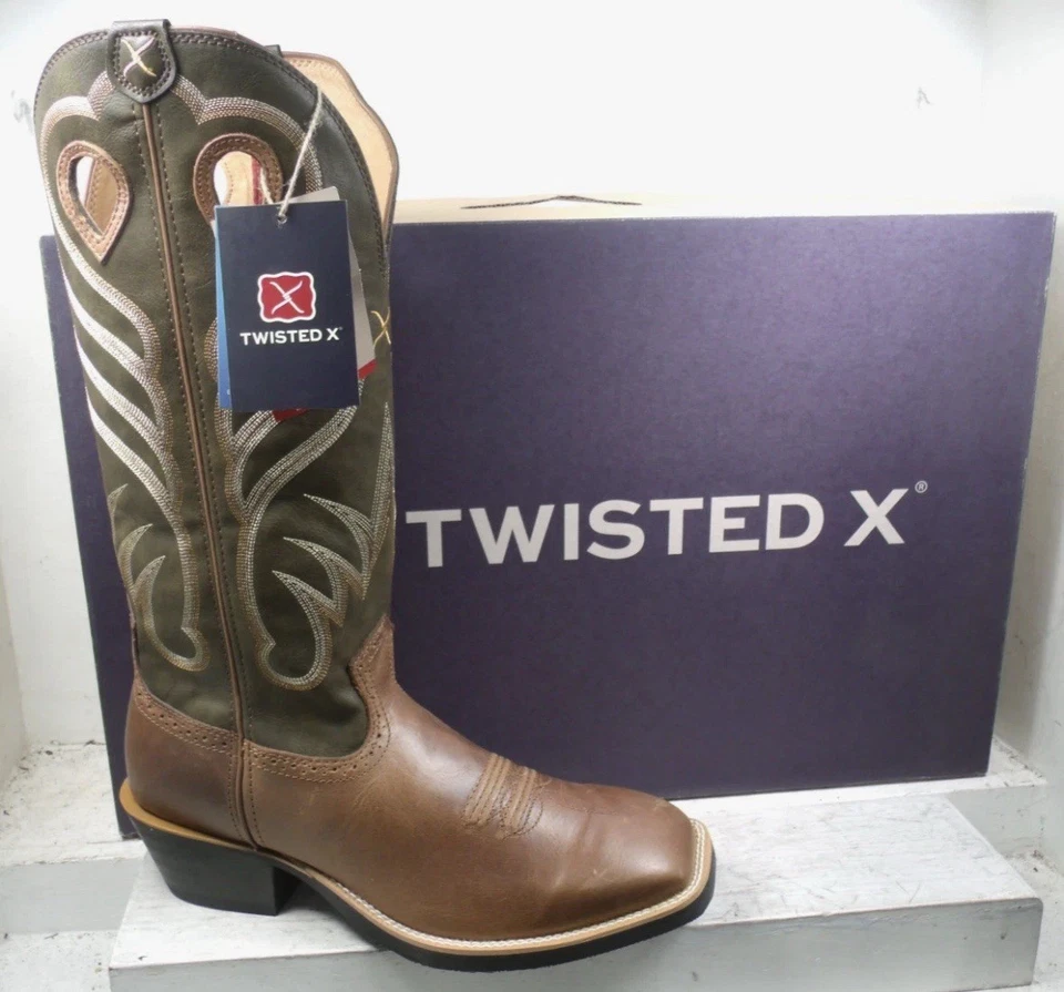 NIB Twisted X Mens Buckaroo 16" Soft Toe Western Work Boots MBK0035 size 12 D - Image 1 of 1