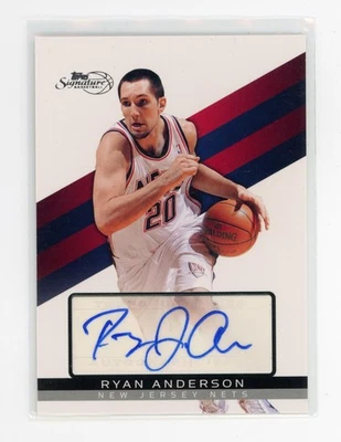 2008 Topps Signature Ryan Anderson Autograph Auto 463/499 New Jersey Nets NBA - Image 1 of 2