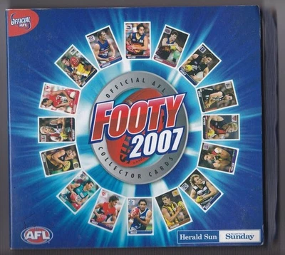 Official AFL Footy 2007 Collector Cards Album, Collection - Image 1 of 4