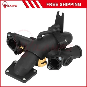For Jaguar S-Type Vanden Plas XF XJ8 XK Water Outlet Thermostat Housing 3 4.2 5 - Picture 1 of 5